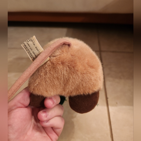 Chris Mouse Plush Christmas Mouse Vintage RARE NWT Caroler 1988 Applause (X) - Picture 4 of 8